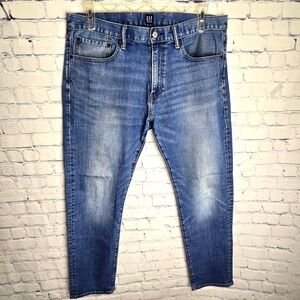 GAP Men's Denim Slim Jeans in Light Blue Size 36x32